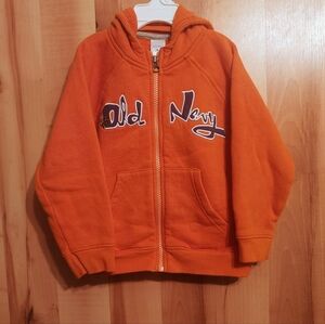 Old Navy 3T Orange Hooded Jacket